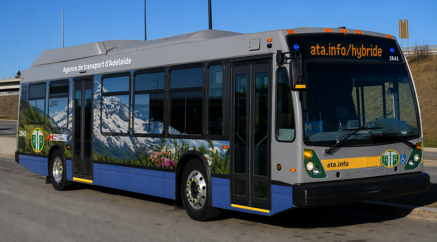 Premiers autobus hybrides